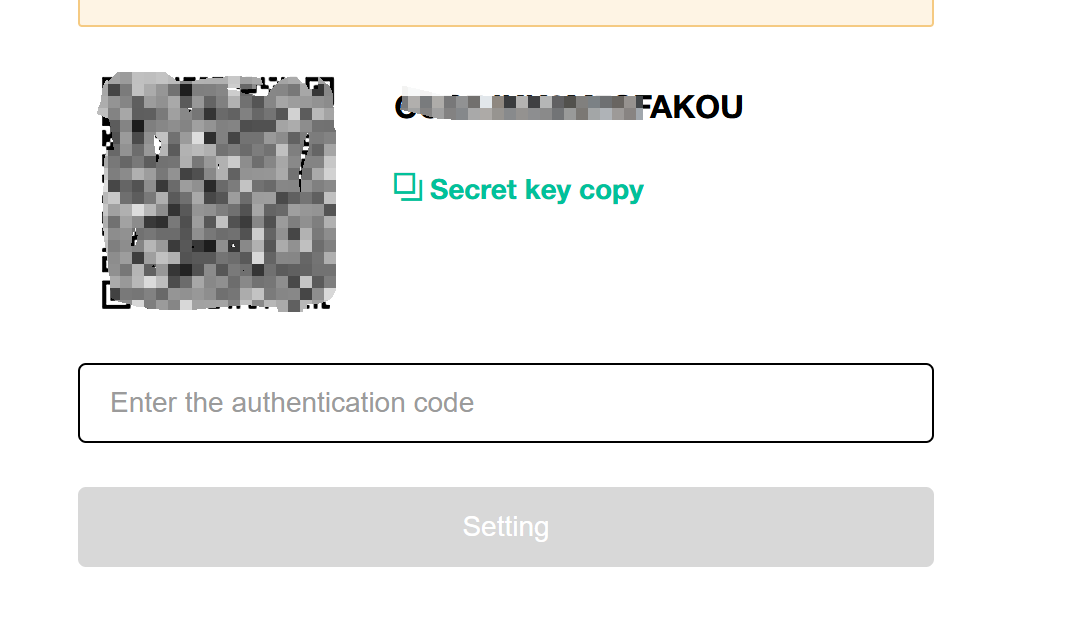 QR code on web